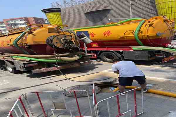 大興黃村抽污水施工現場